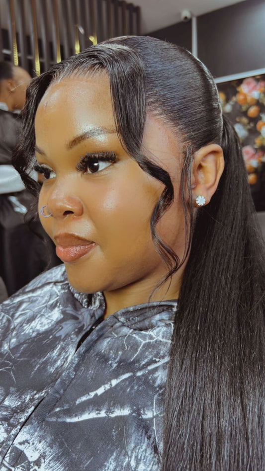 frontal ponytail[closure + install]